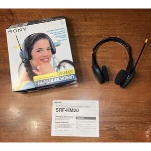 Sony SRF-HM22 AM/FM Walkman Radio Headset Tested Right Side Works